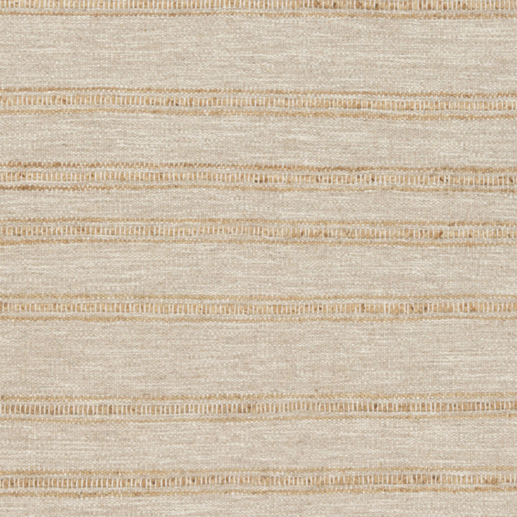 Lila Striped Handwoven Wool/Jute Light Gray Area Rug & Reviews Joss